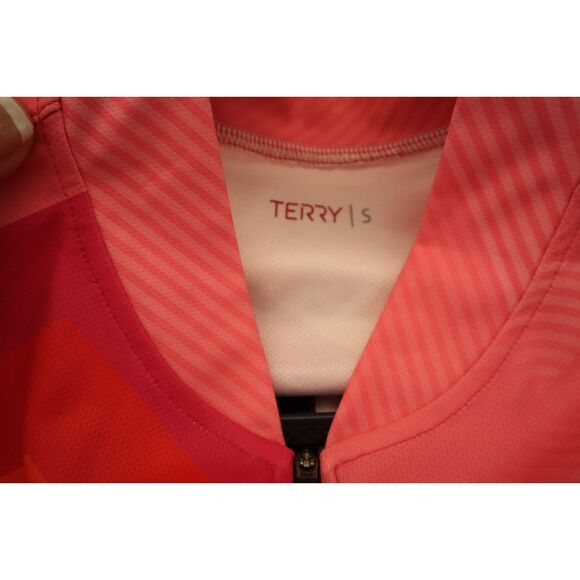 Terry 630840A2BZ3 Women's Sz S Level Up Pink Actif Biking Jersey - Picture 4 of 11